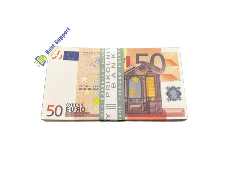 €50 Euro Fake Prop Replica Reproduction Money 