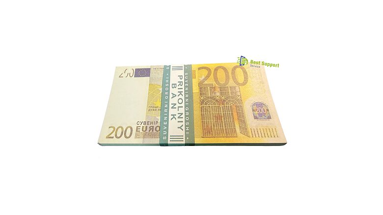 €200 Euro Fake Prop Replica Reproduction Money 