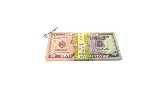 $5 Dollar Prop Money