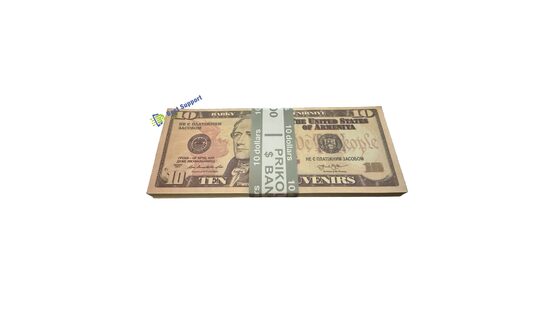 $10 Dollar Prop Money