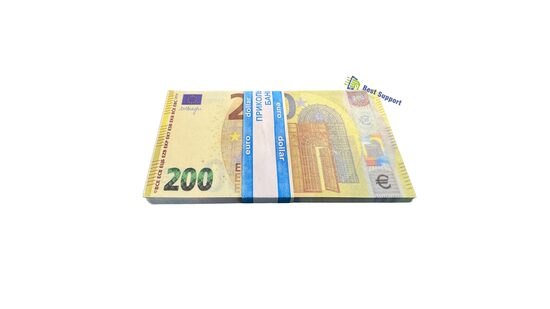 New Style €200 Euro Fake Prop Money