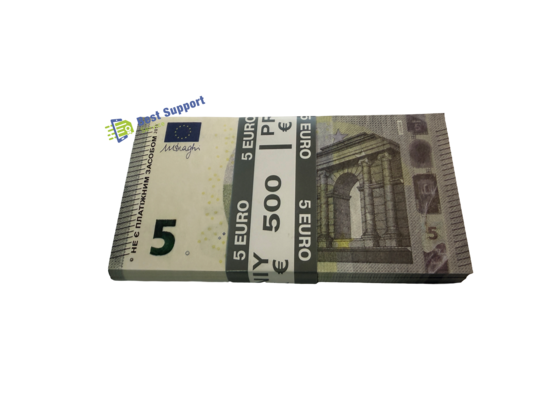 New Style €5 Euro Fake Prop Replica Reproduction Money 