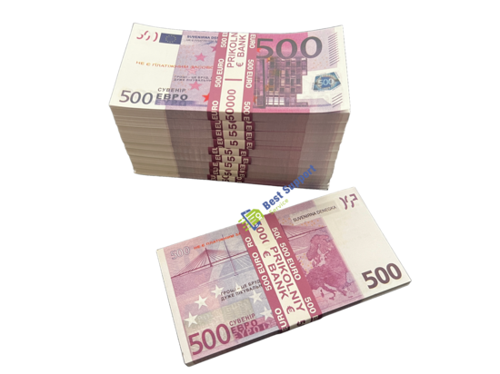 €500 Euro Fake Prop Money 10 pack